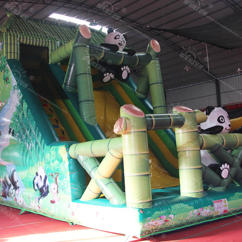 China National Treasure Panda Inflatable Slide
