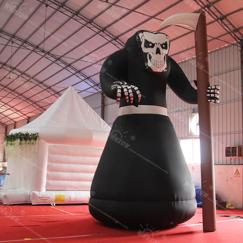 Inflatable Grim Reaper Model
