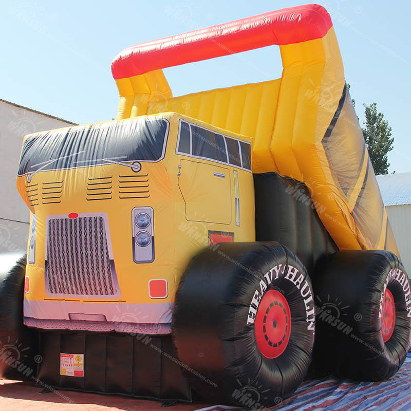 Inflatable Heavy Dump Truck Slide