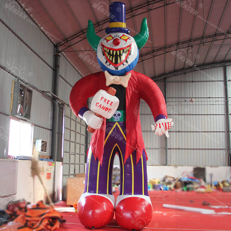Inflatable Scary Clown Model