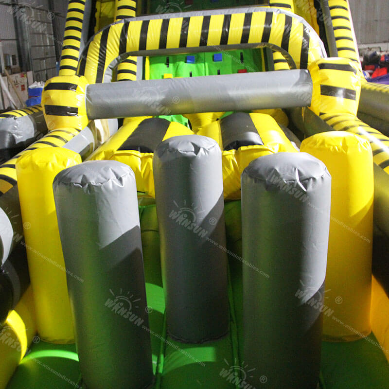inflatable toxic rush obstacle course 5