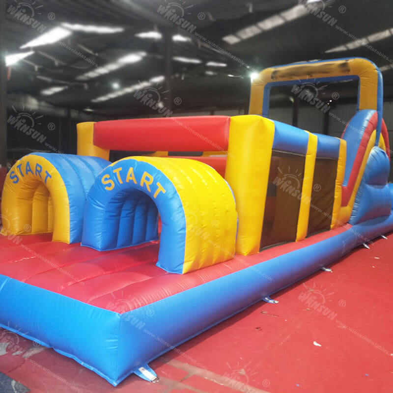 Obstacle Course With Slide