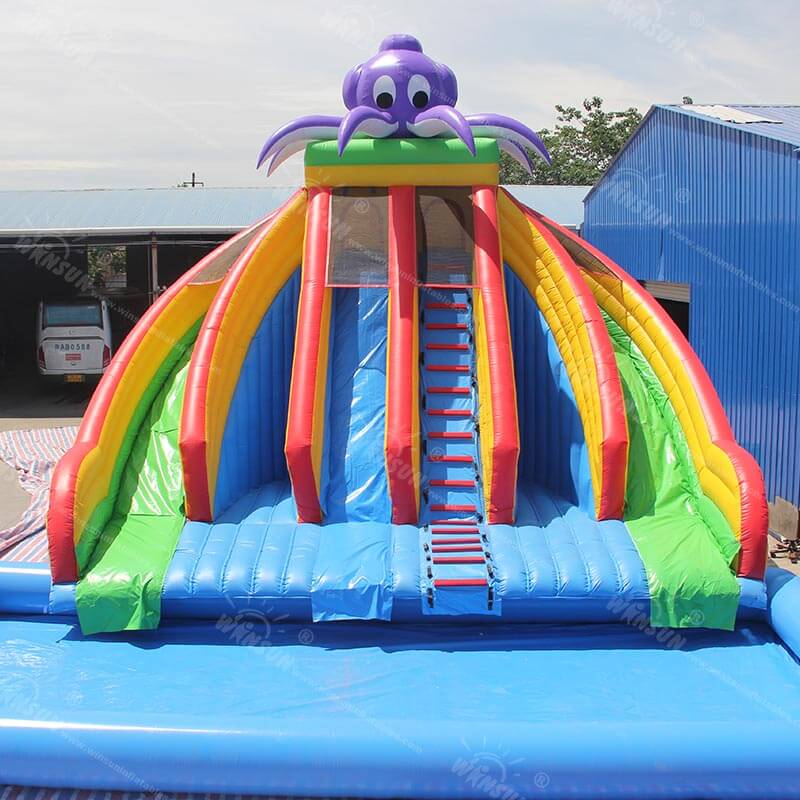Octopus Inflatable Water Slide