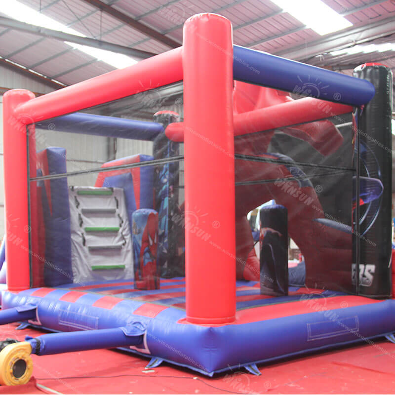 Spiderman Jumping Castle With Slide