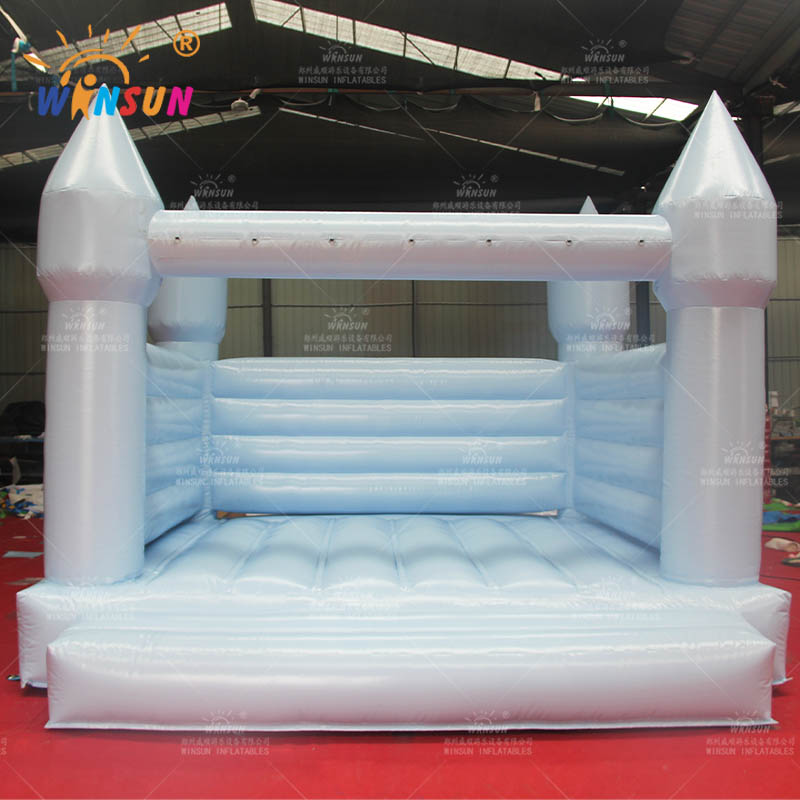 Colorful Wedding Themed Inflatable Jumping Castles