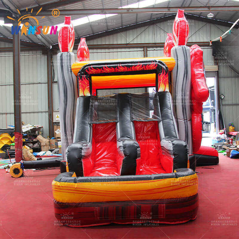 Inflatable Monster Truck Bounce Slide Combo