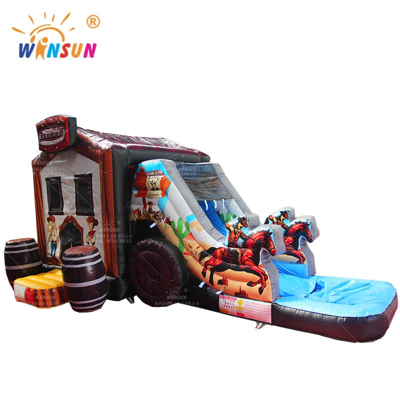 Hangout Inflatable Jumping House with Slide