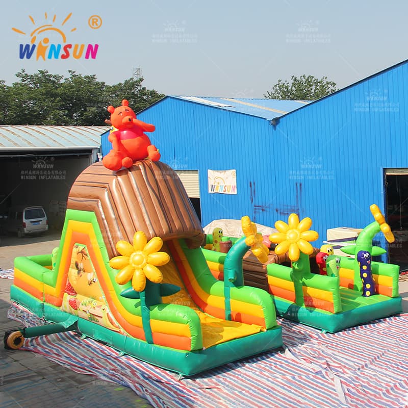U Structure Inflatable Obstacle Course