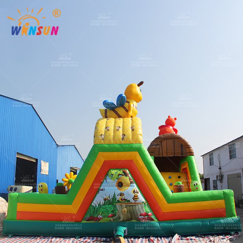 U Structure Inflatable Obstacle Course