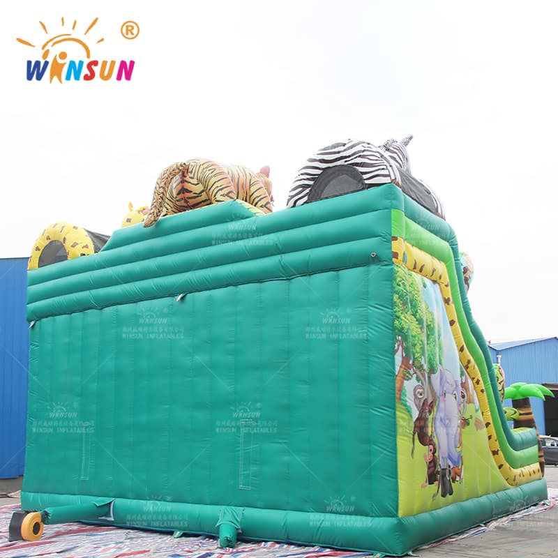 Jungle Animals Inflatable Playground