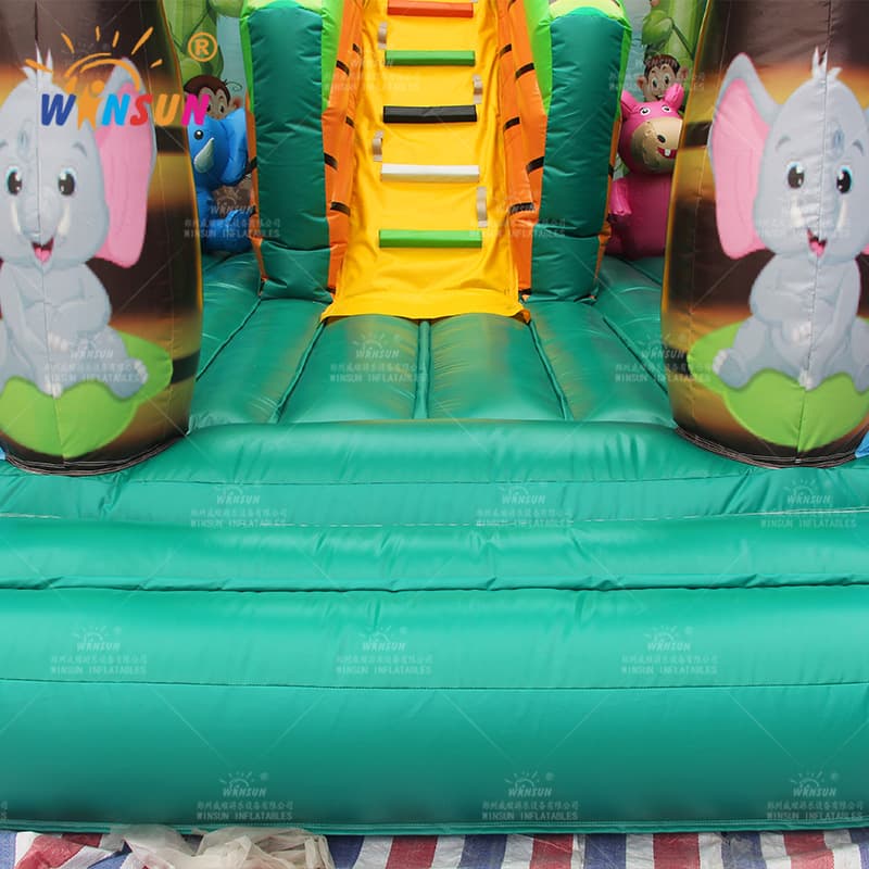 jungle animals inflatable playground 6