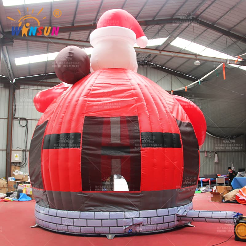 inflatable santa bounce house 4