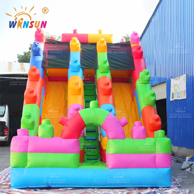 Lego Inflatable Dry Slide