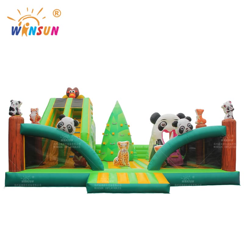 Inflatable Panda Funland