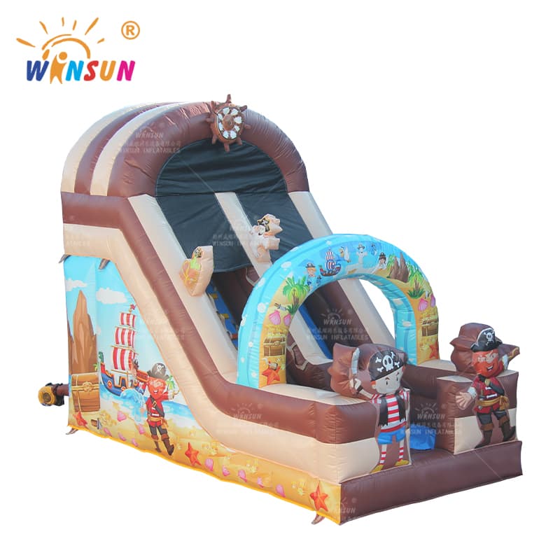 Pirate Theme Inflatable Dry Slide