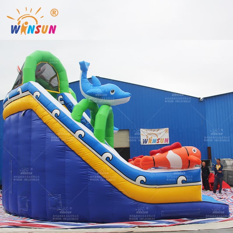 Aquarium Inflatable Slide