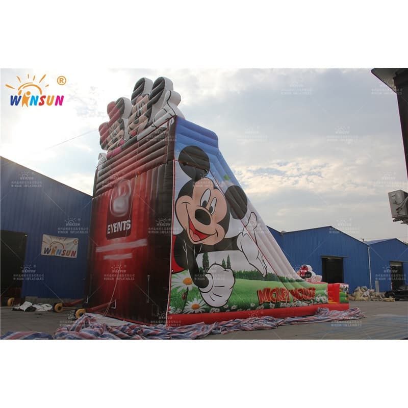 Giant Mickey Mouse Inflatable Slide