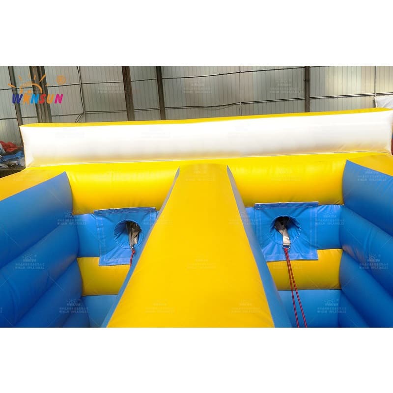 Inflatable Bungee Run With Basketball Hoop