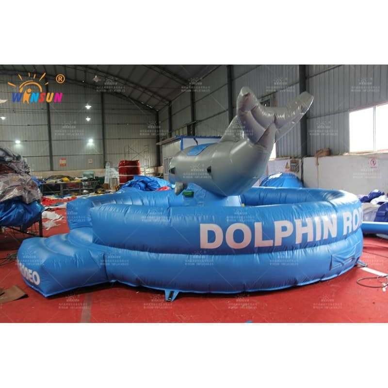 Inflatable Dolphin Rodeo Game
