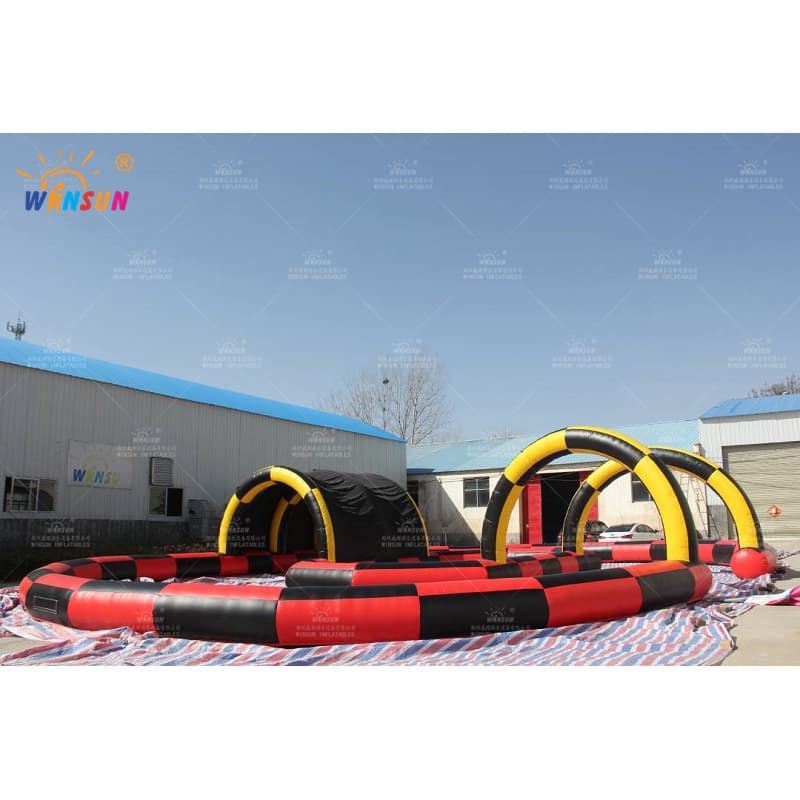 Inflatable Racing Arena With Tunnel