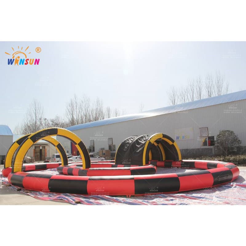 Inflatable Racing Arena With Tunnel