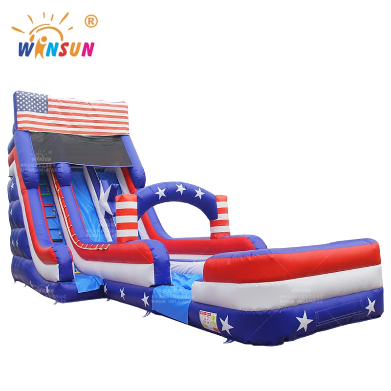Inflatable Water Slide Stars And Stripes
