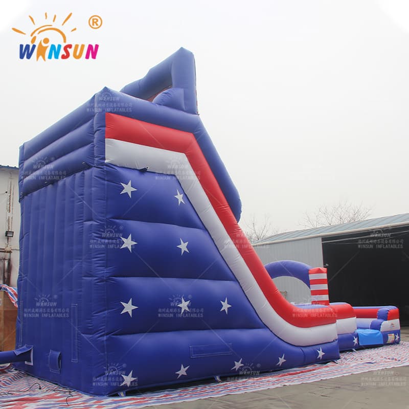Inflatable Water Slide Stars And Stripes