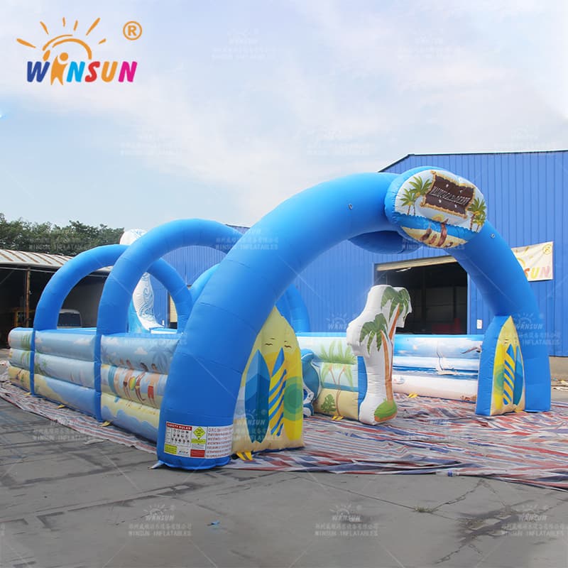Malibu Beach theme Inflatable Race Track
