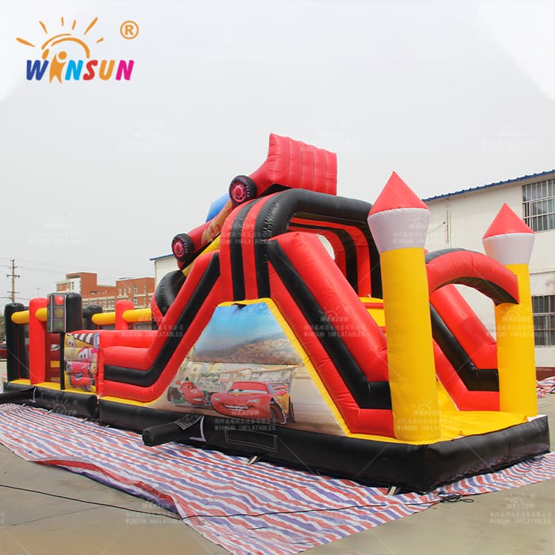 Inflatable McQueen Obstacle Course