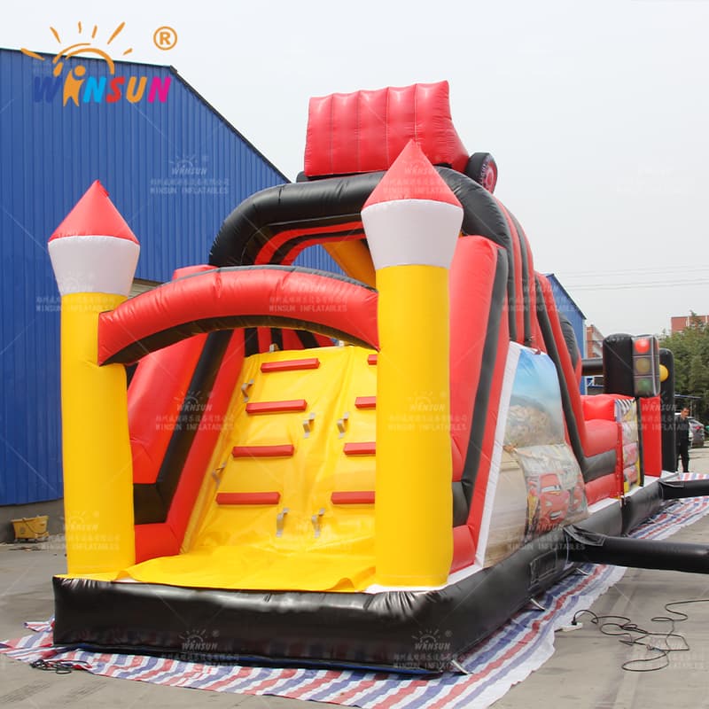 Inflatable McQueen Obstacle Course