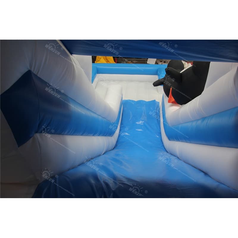Penguins Inflatable Water Slide