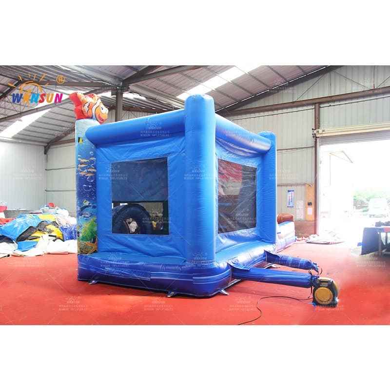 Shark Inflatable Jumping Castle And Slide