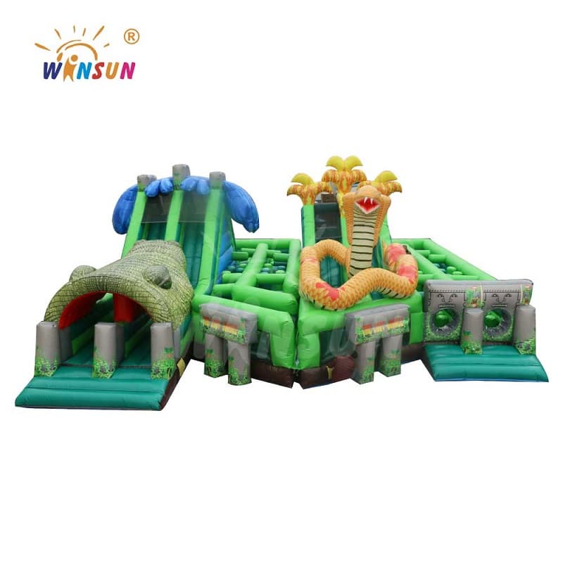 The Lost Jungle Inflatable Obstacle Course