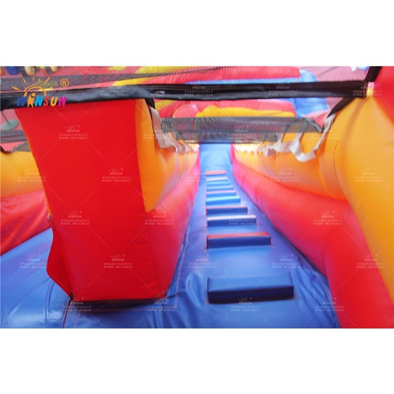 Three Primary Colors Inflatable Water Slide
