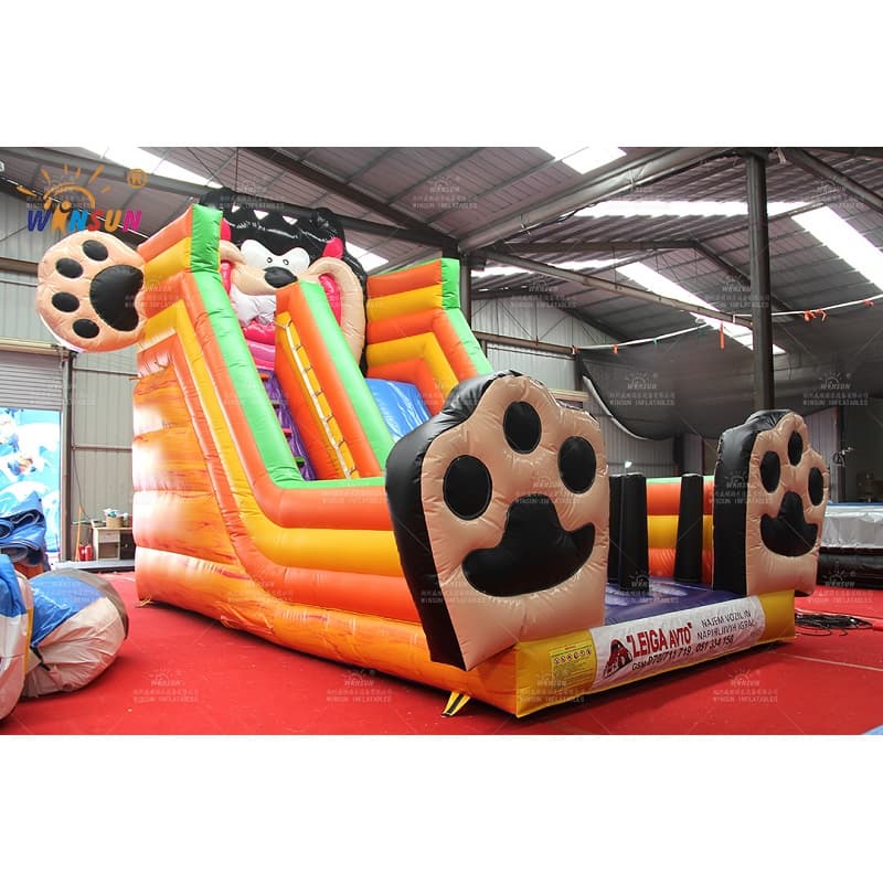 Black Cat Inflatable Slide