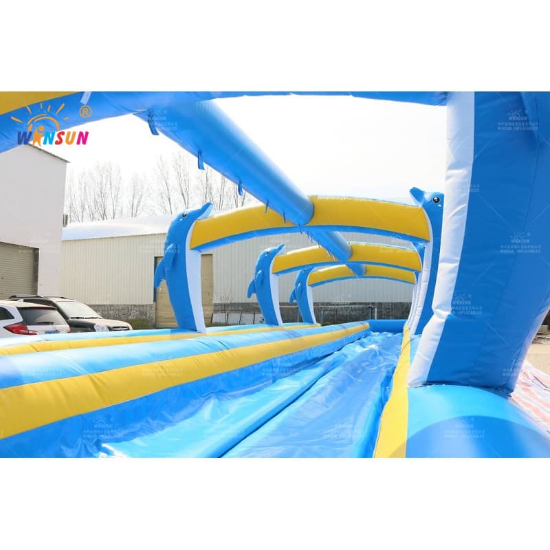 Blue Dolphin Large Inflatable Water Slide