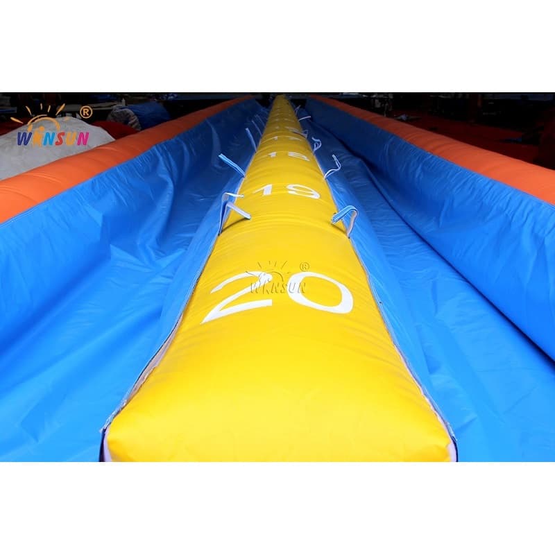 Dual Lane Inflatable Water Slip
