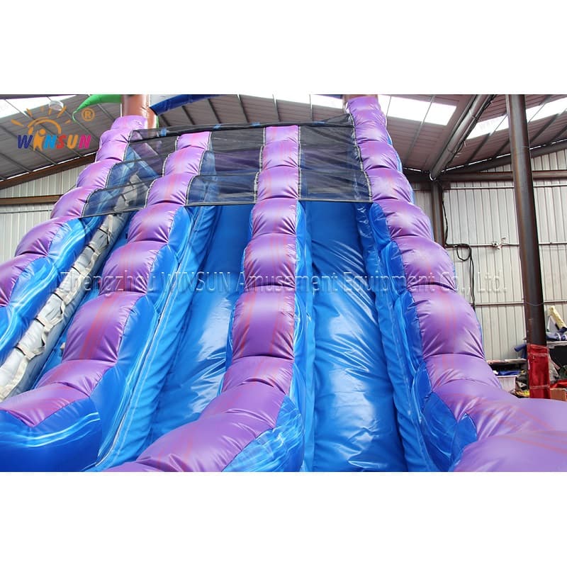 Dual Lane Inflatable Wave Water Slide