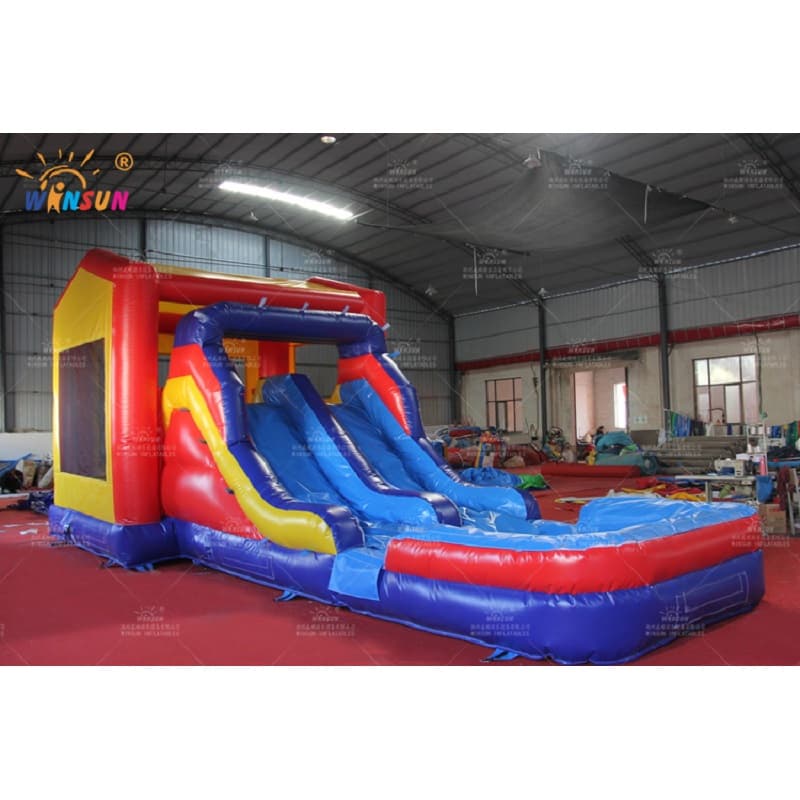 Inflatable Combo With Slide And Pool