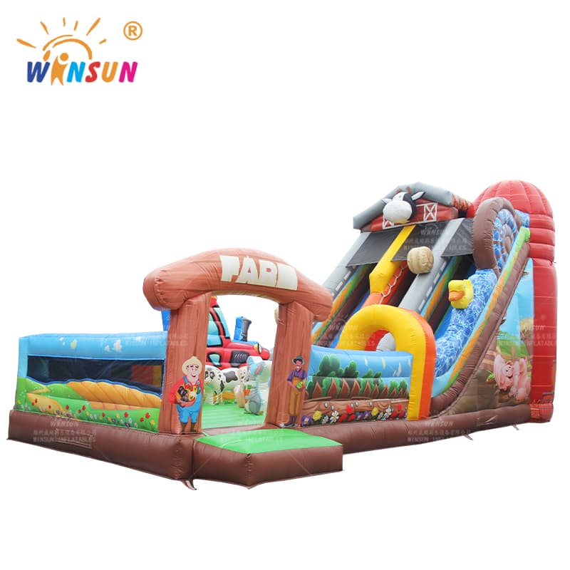 Inflatable Farm Slide