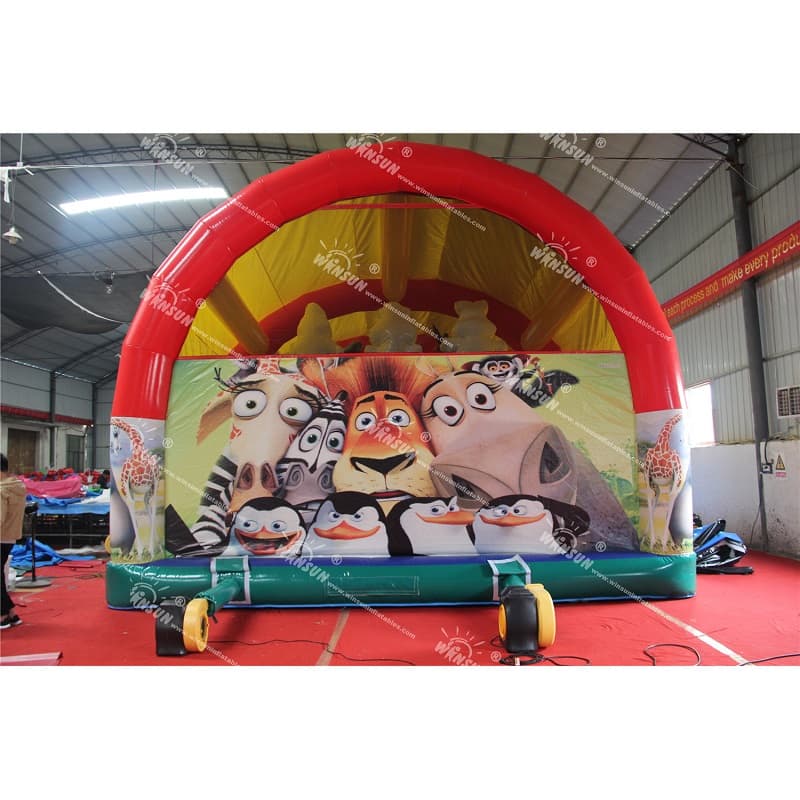 Inflatable Madagascar Fun City With Tent