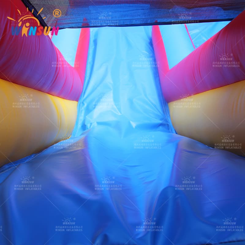 Inflatable Moonwalk with Slip N Slide