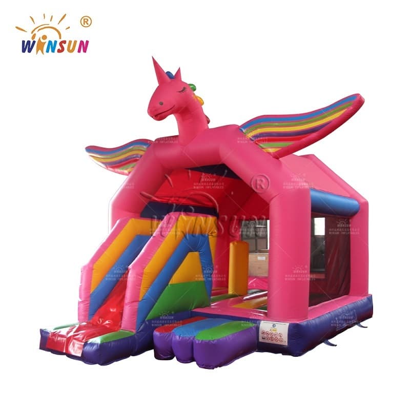 Inflatable Rainbow Unicorn Bouncer