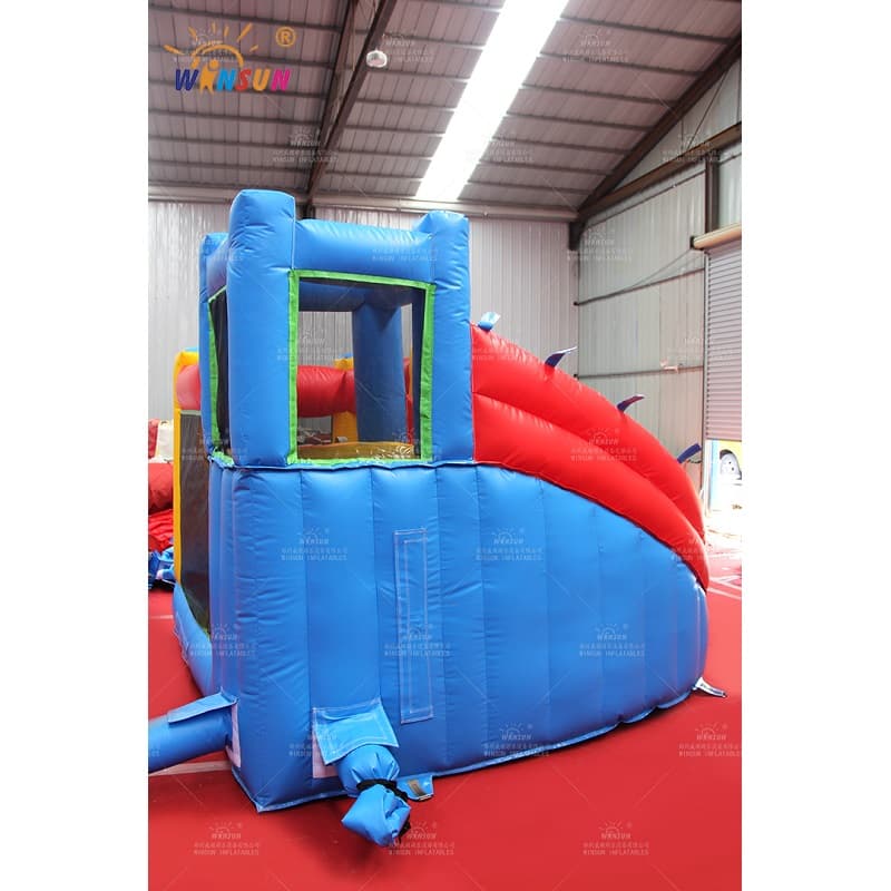 Inflatable Small Water Slide with Castles