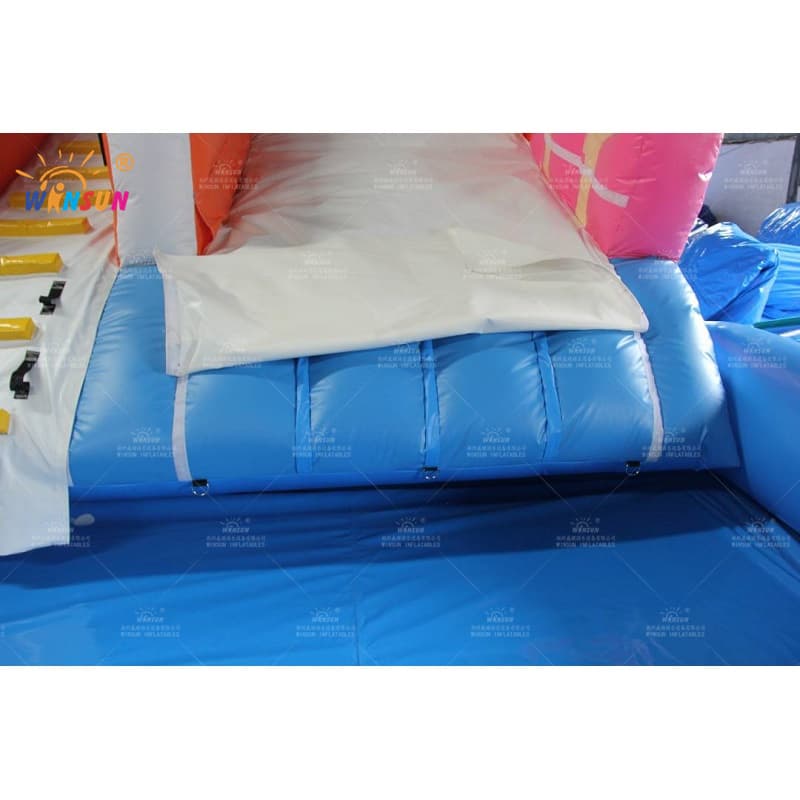 Inflatable Water Slide With Airtight Pool