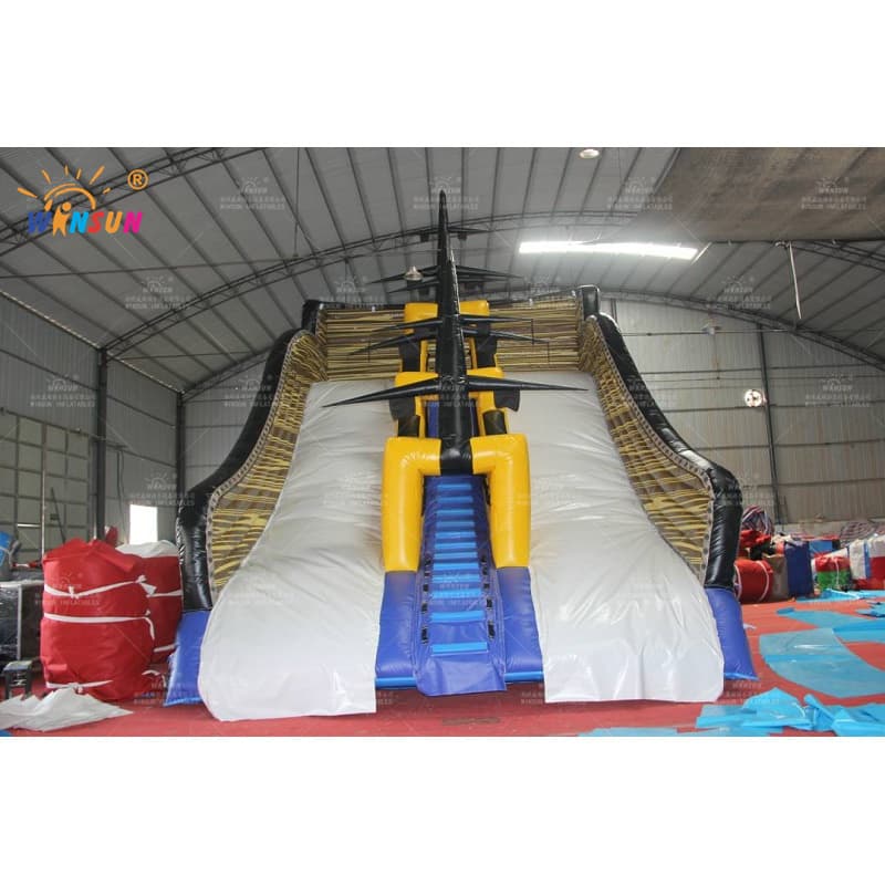 Pirate Ship Inflatable Water Slide