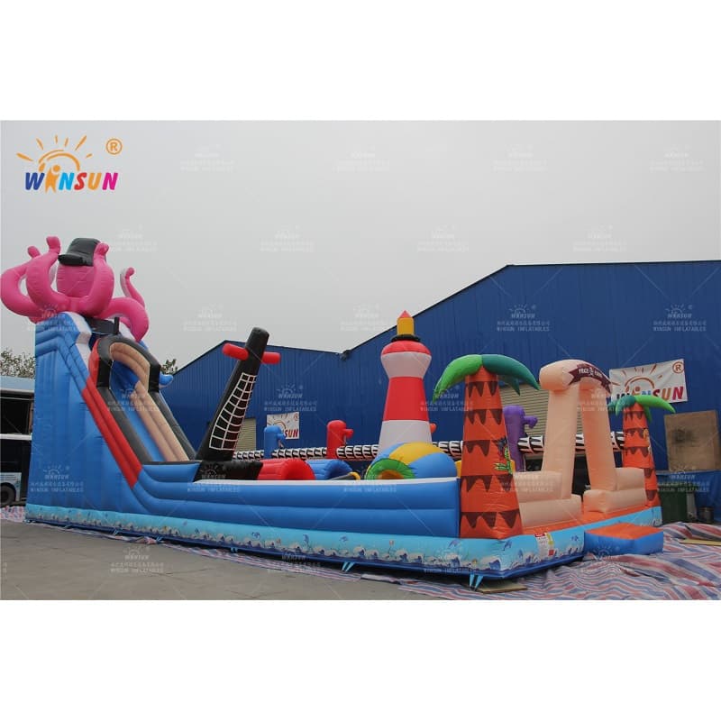 Inflatable Pirate Ship Trampoline