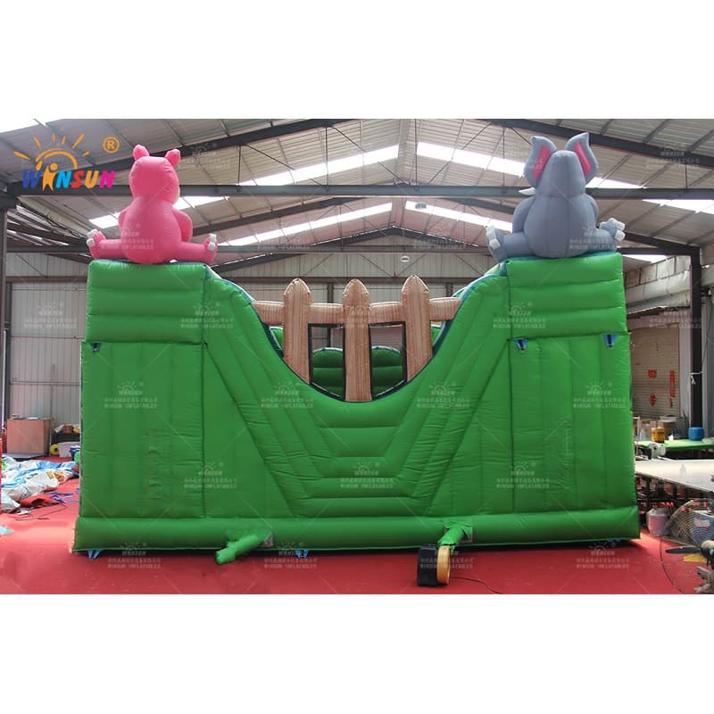 Animal World Inflatable Playground