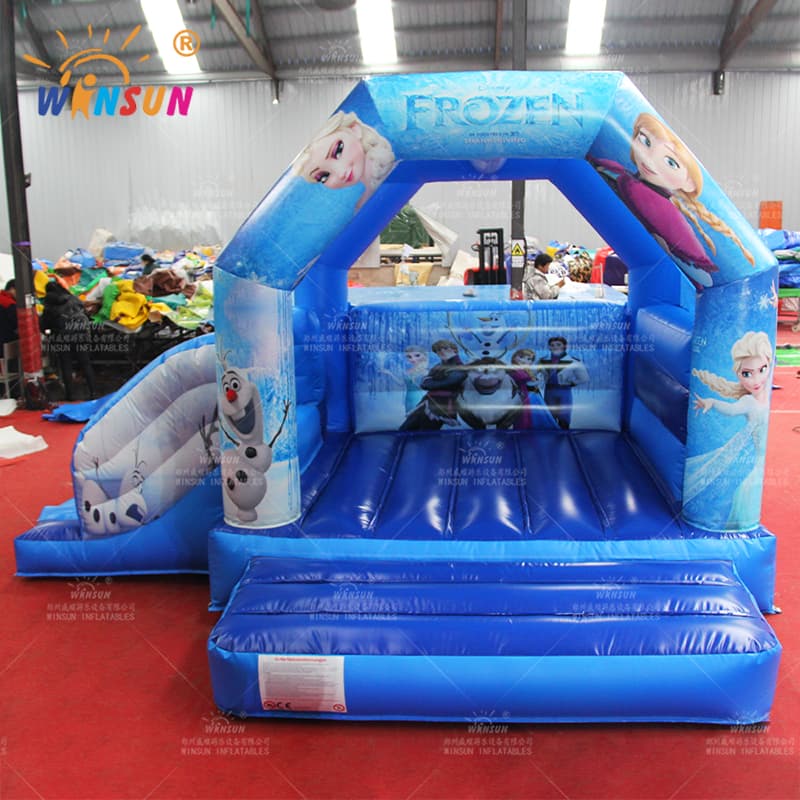 Inflatable Combo Frozen theme bouncer slide