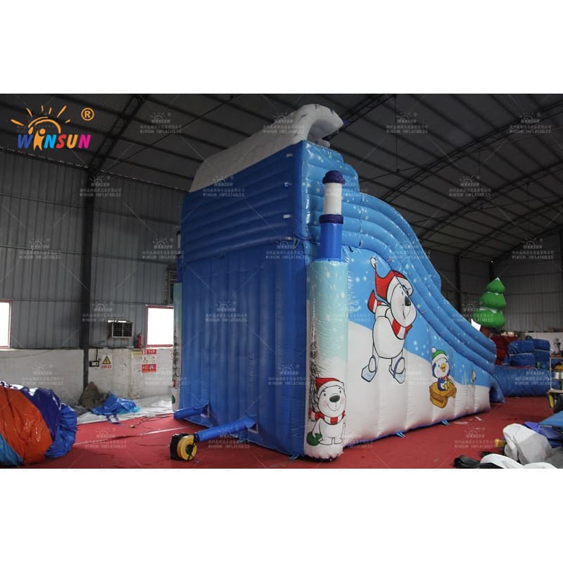 Ice World Inflatable Water Slide for Airtight pool